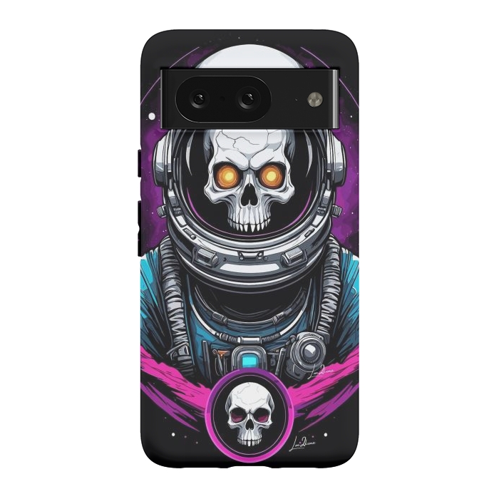 Pixel 8 StrongFit Astronaut Skull Space by LM2Kone