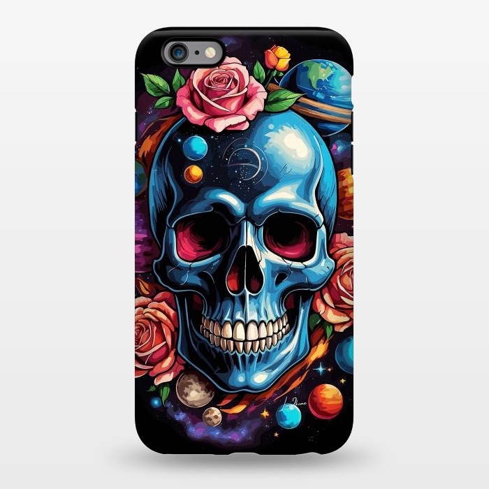 iPhone 6/6s plus StrongFit Astronomic Skull by LM2Kone