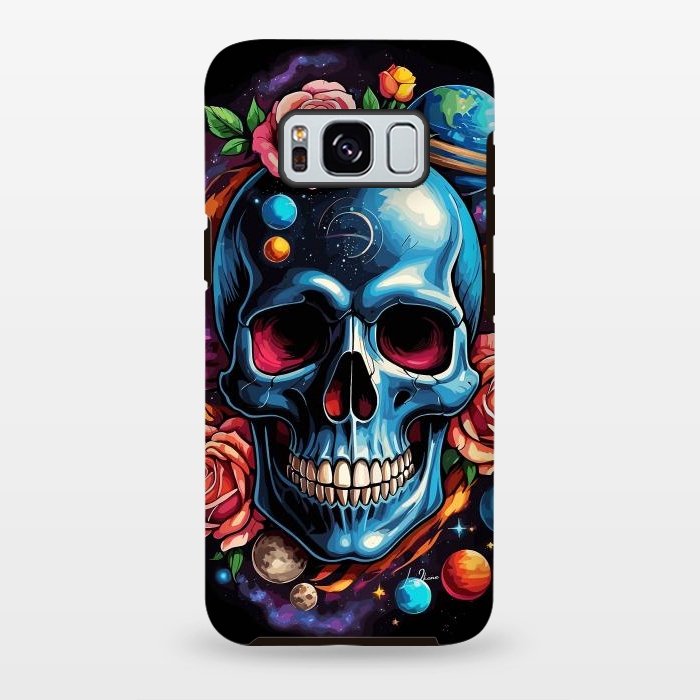 Galaxy S8 plus StrongFit Astronomic Skull by LM2Kone