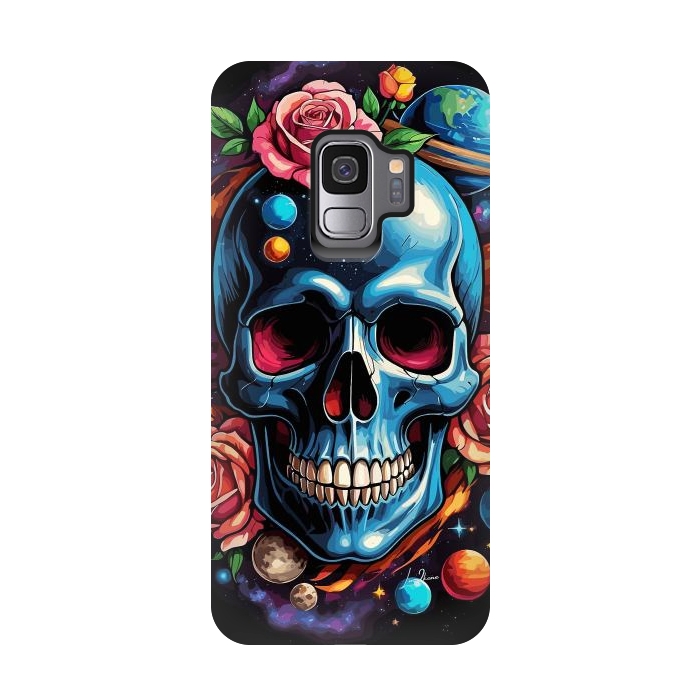 Galaxy S9 StrongFit Astronomic Skull by LM2Kone