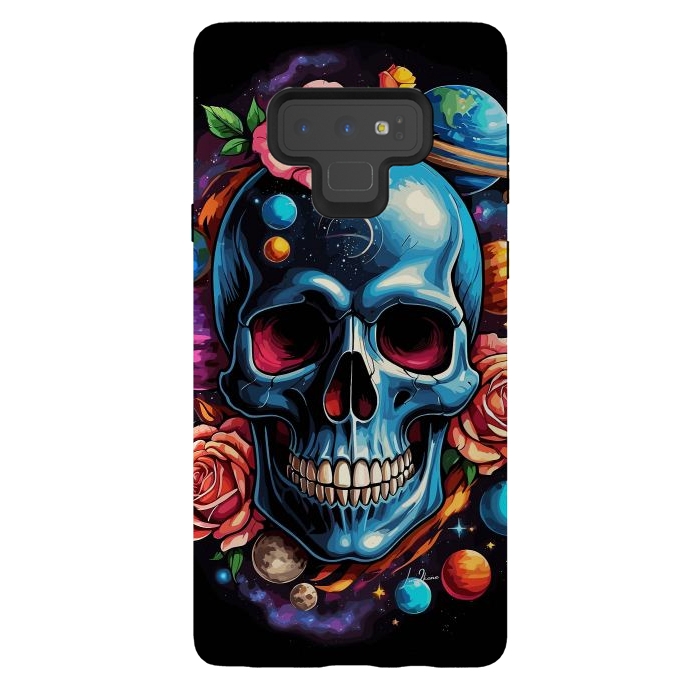 Galaxy Note 9 StrongFit Astronomic Skull by LM2Kone