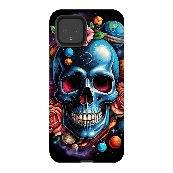 Pixel 4 StrongFit Astronomic Skull by LM2Kone