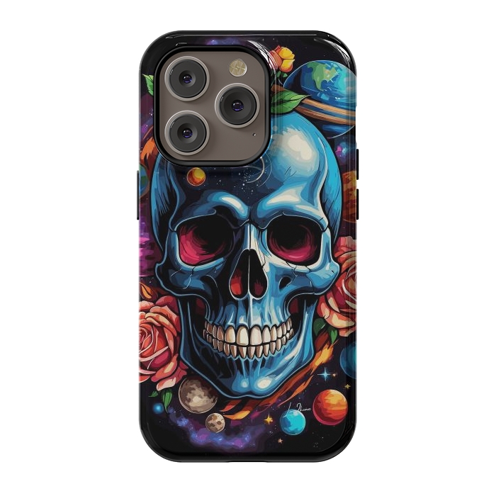 iPhone 14 Pro StrongFit Astronomic Skull by LM2Kone