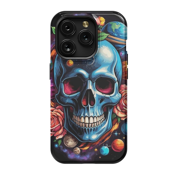 iPhone 15 Pro StrongFit Astronomic Skull by LM2Kone