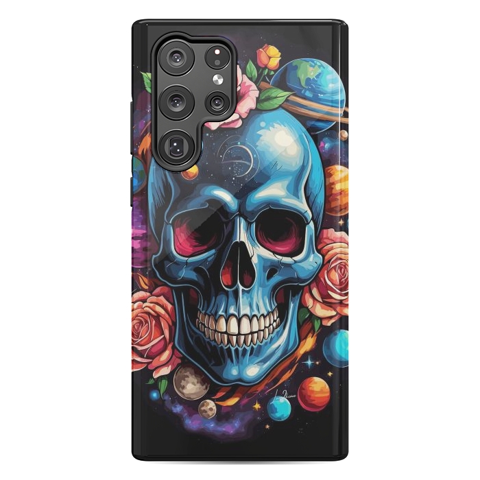 Galaxy S22 Ultra StrongFit Astronomic Skull by LM2Kone