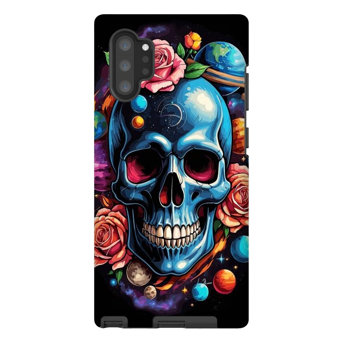 Galaxy Note 10 plus StrongFit Astronomic Skull by LM2Kone