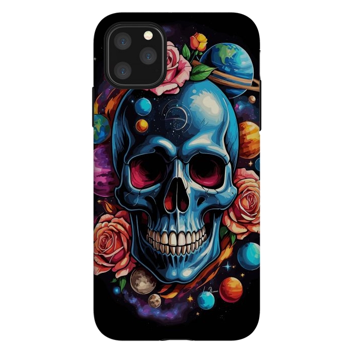 iPhone 11 Pro Max StrongFit Astronomic Skull by LM2Kone