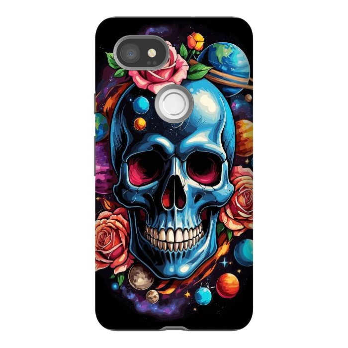 Pixel 2XL StrongFit Astronomic Skull by LM2Kone