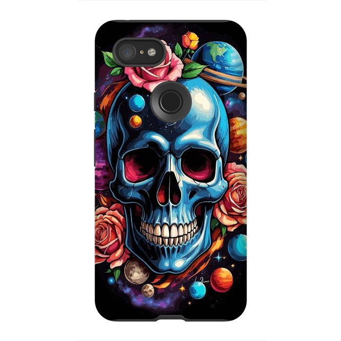 Pixel 3XL StrongFit Astronomic Skull by LM2Kone