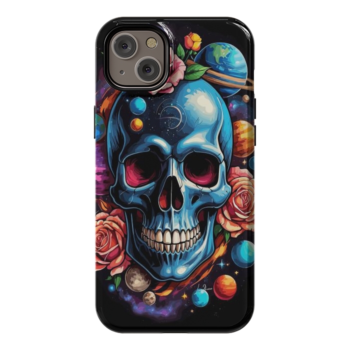 iPhone 14 Plus StrongFit Astronomic Skull by LM2Kone