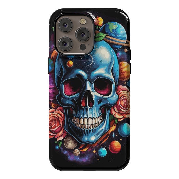 iPhone 14 Pro max StrongFit Astronomic Skull by LM2Kone