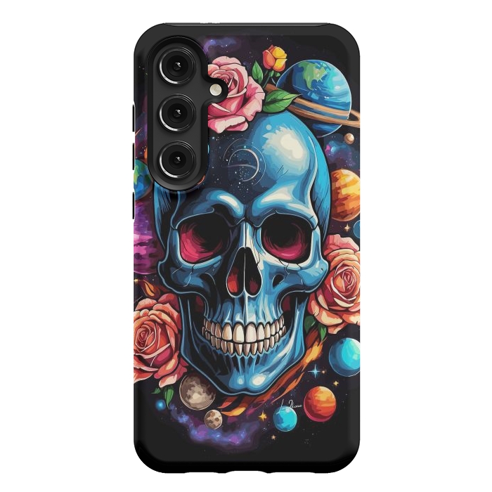 Galaxy S24 Plus StrongFit Astronomic Skull by LM2Kone