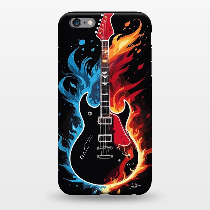 iPhone 6/6s plus StrongFit Epic Blazing Guitar by LM2Kone