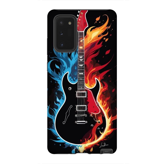 Galaxy Note 20 StrongFit Epic Blazing Guitar by LM2Kone