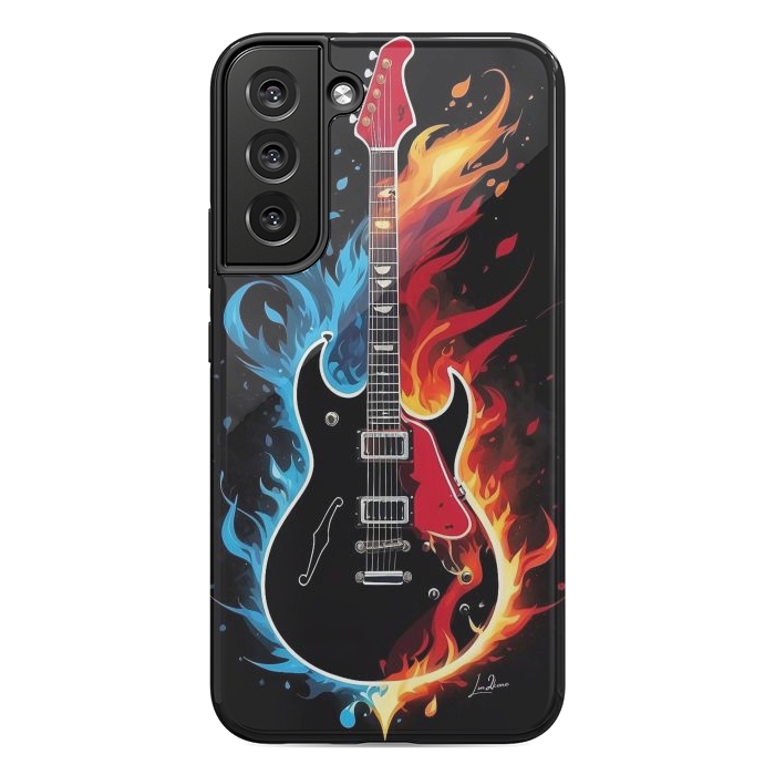 Galaxy S22 plus StrongFit Epic Blazing Guitar by LM2Kone