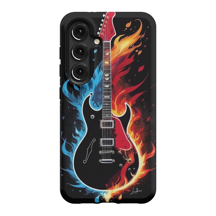 Galaxy S24 StrongFit Epic Blazing Guitar by LM2Kone