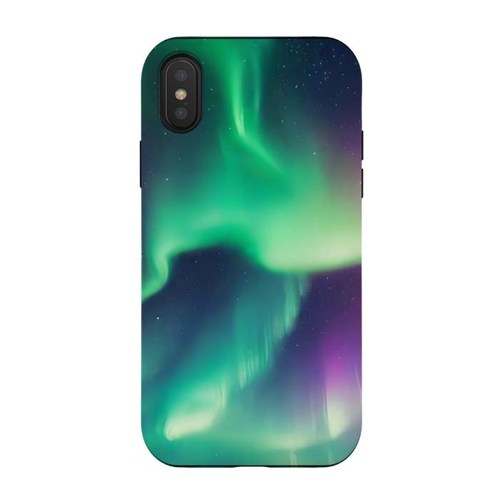 iPhone Xs / X StrongFit Aurora Borealis by JohnnyVillas