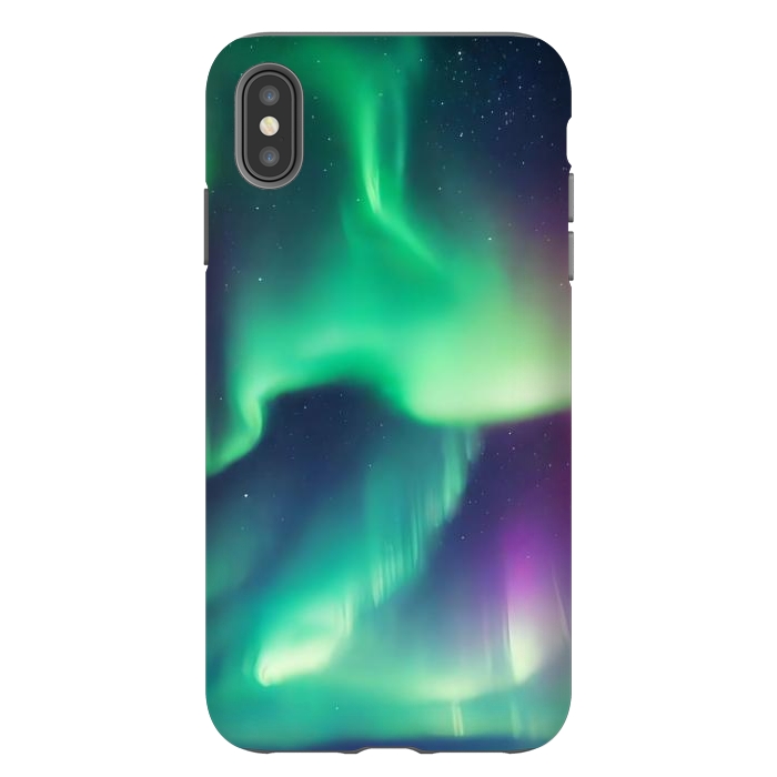 iPhone Xs Max StrongFit Aurora Borealis by JohnnyVillas