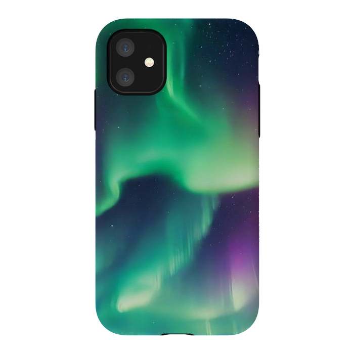 iPhone 11 StrongFit Aurora Borealis by JohnnyVillas