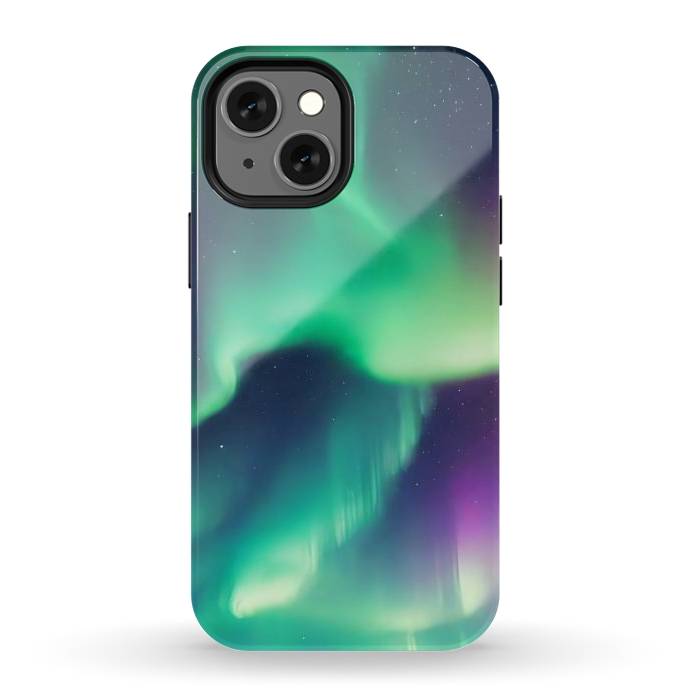 iPhone 12 mini StrongFit Aurora Borealis by JohnnyVillas