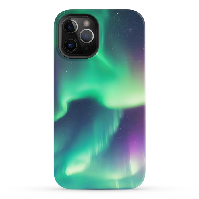 iPhone 12 Pro StrongFit Aurora Borealis by JohnnyVillas