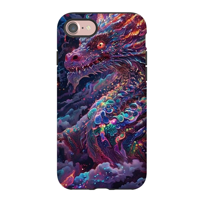 iPhone 7 StrongFit Iridescent Mythical Dragon by JohnnyVillas