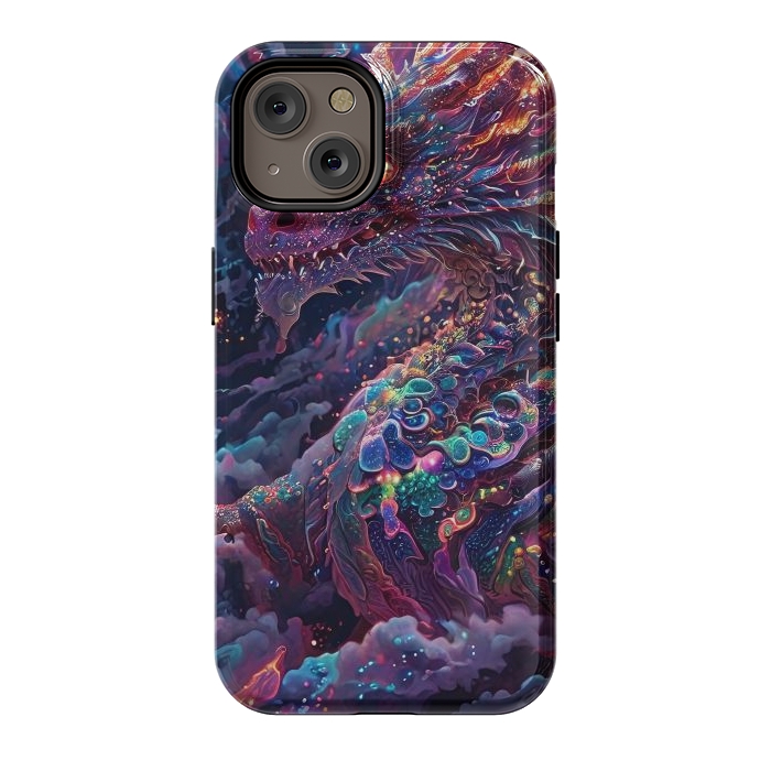 iPhone 14 StrongFit Iridescent Mythical Dragon by JohnnyVillas