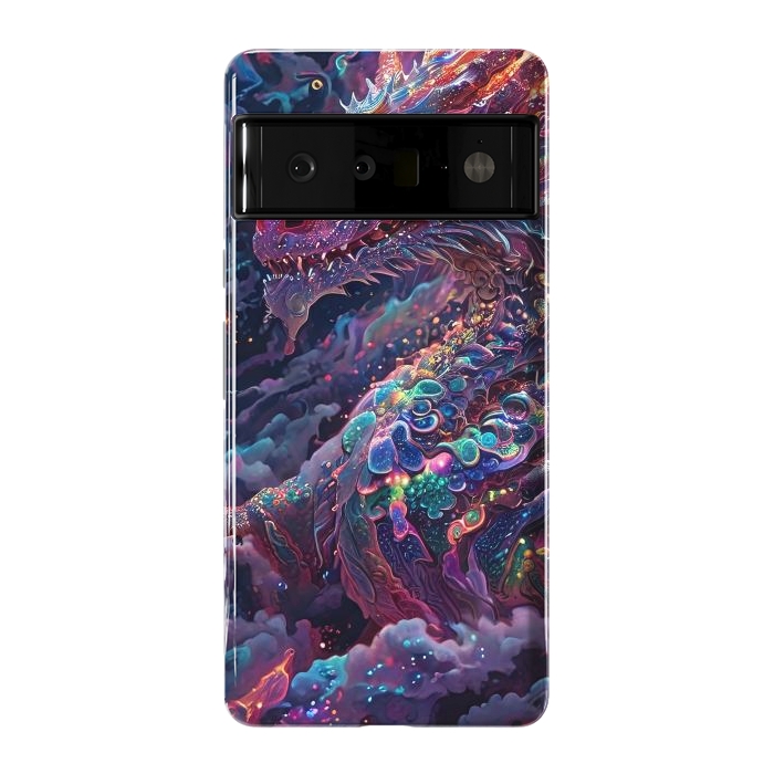 Pixel 6 Pro StrongFit Iridescent Mythical Dragon by JohnnyVillas