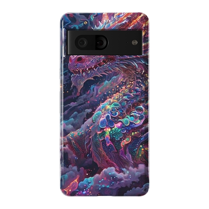 Pixel 7 StrongFit Iridescent Mythical Dragon by JohnnyVillas