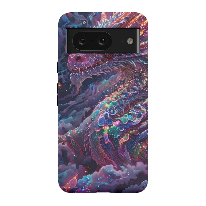 Pixel 8 StrongFit Iridescent Mythical Dragon by JohnnyVillas