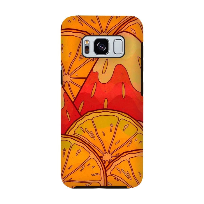 Galaxy S8 StrongFit Fruits of summer by Steve Wade (Swade)