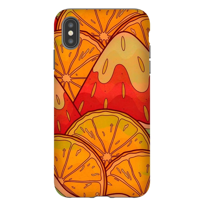 iPhone Xs Max StrongFit Fruits of summer by Steve Wade (Swade)