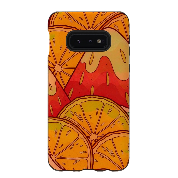 Galaxy S10e StrongFit Fruits of summer by Steve Wade (Swade)