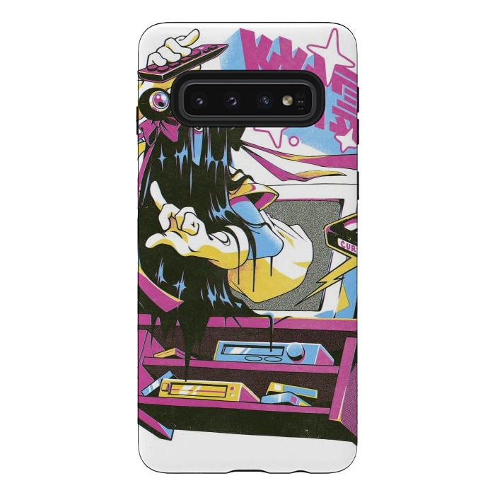 Galaxy S10 StrongFit Anime Tape by Ilustrata