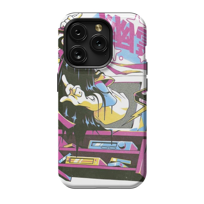 iPhone 15 Pro StrongFit Anime Tape by Ilustrata