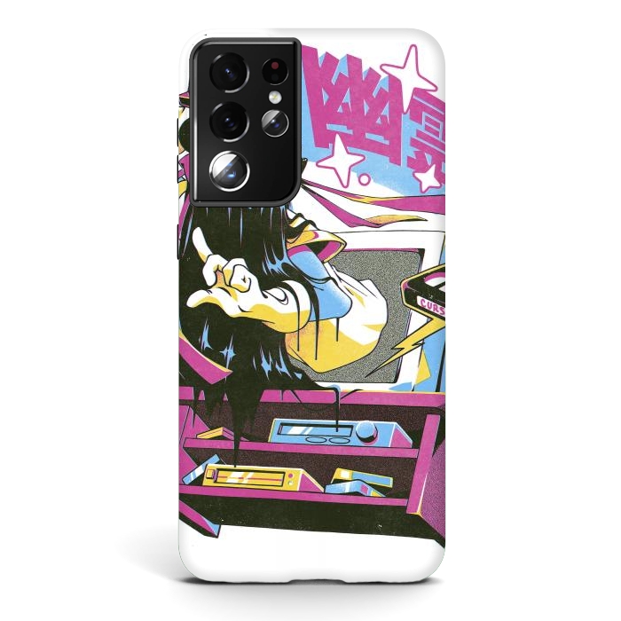 Galaxy S21 ultra StrongFit Anime Tape by Ilustrata