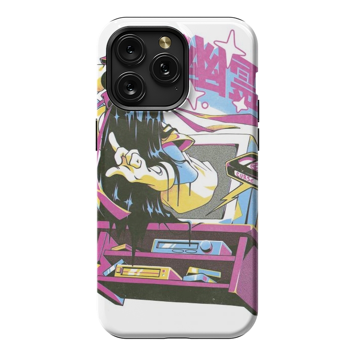 iPhone 15 Pro Max StrongFit Anime Tape by Ilustrata