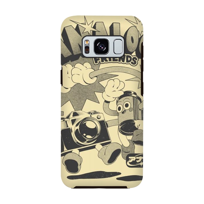 Galaxy S8 StrongFit Analog Friends by Ilustrata