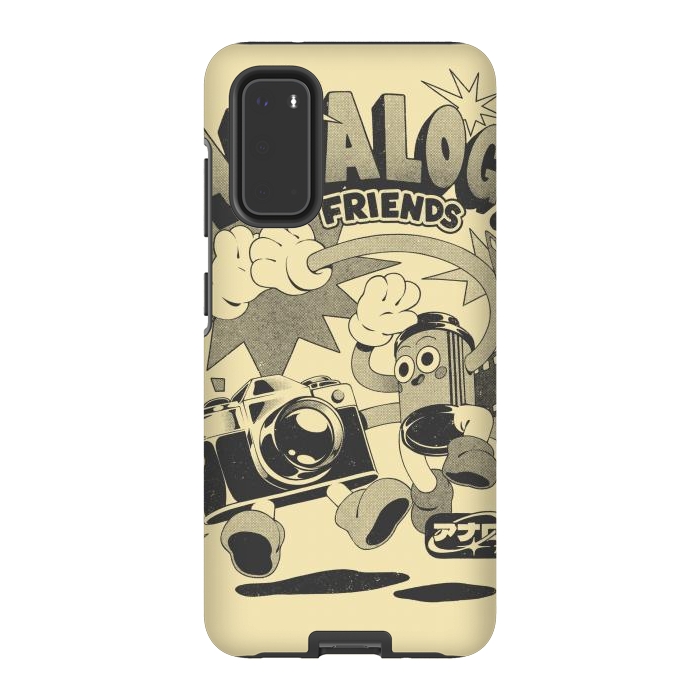 Galaxy S20 StrongFit Analog Friends by Ilustrata