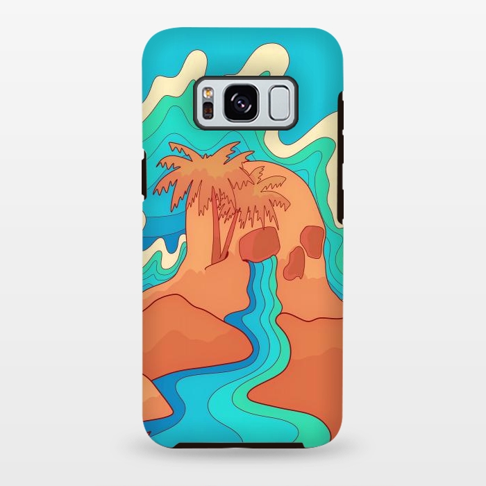 Galaxy S8 plus StrongFit Sea skull by Steve Wade (Swade)