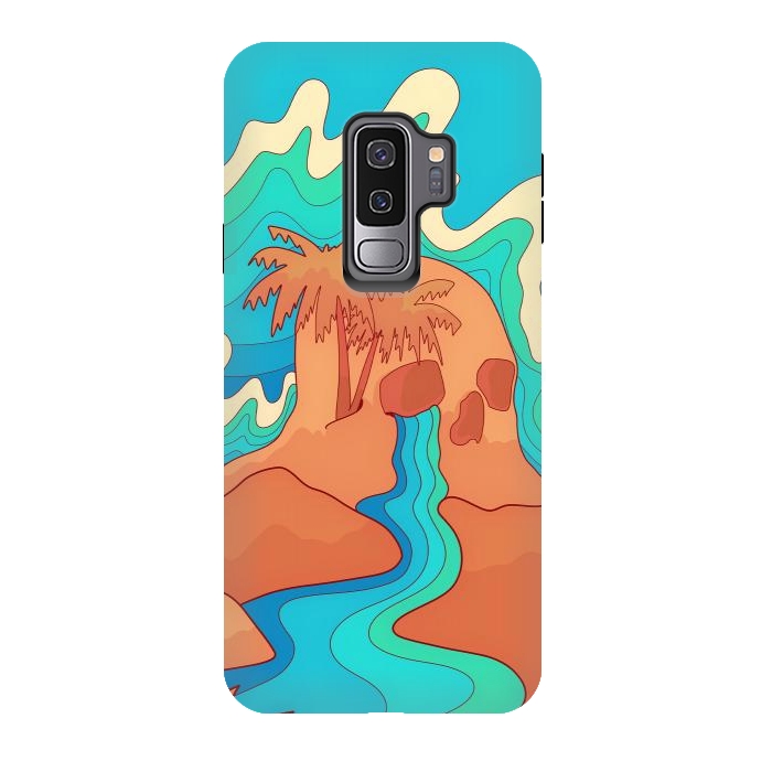 Galaxy S9 plus StrongFit Sea skull by Steve Wade (Swade)