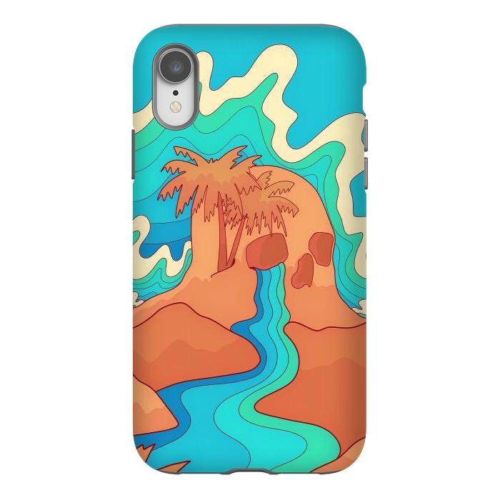 iPhone Xr StrongFit Sea skull by Steve Wade (Swade)