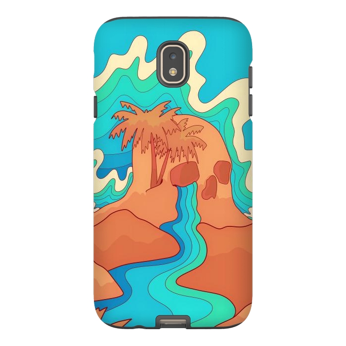 Galaxy J7 StrongFit Sea skull by Steve Wade (Swade)