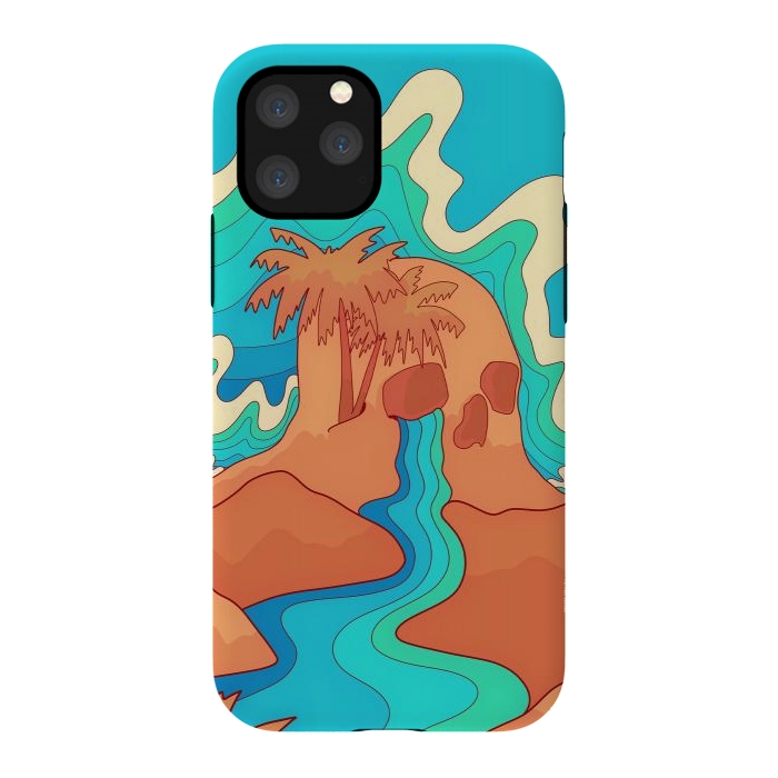 iPhone 11 Pro StrongFit Sea skull by Steve Wade (Swade)