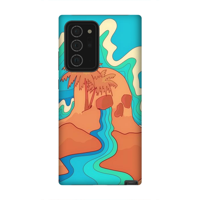 Galaxy Note 20 Ultra StrongFit Sea skull by Steve Wade (Swade)