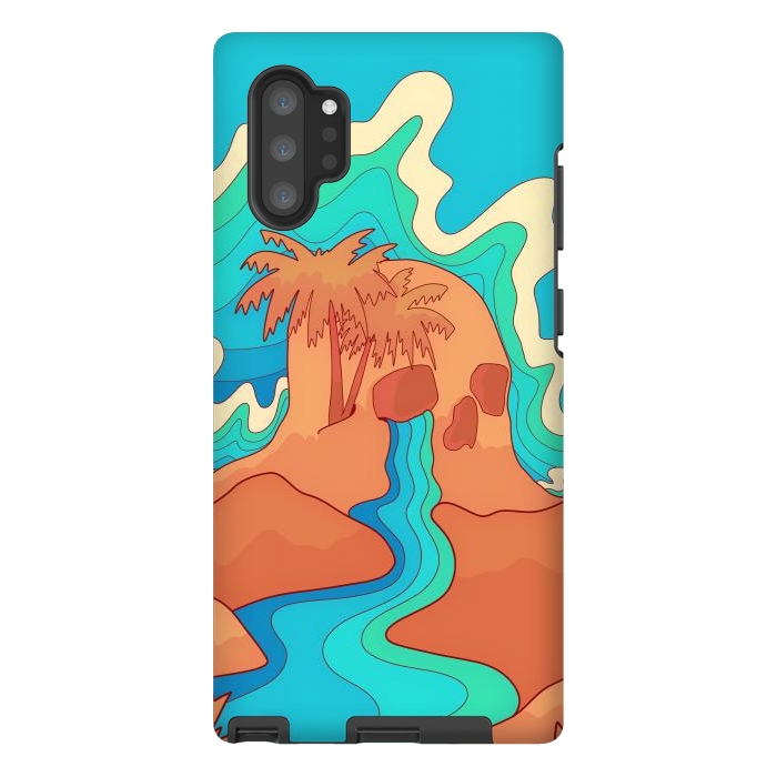 Galaxy Note 10 plus StrongFit Sea skull by Steve Wade (Swade)