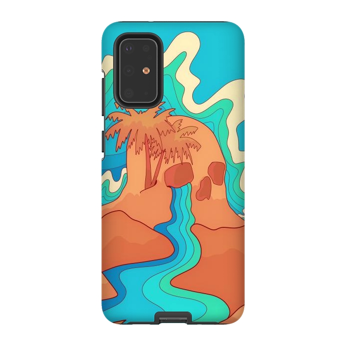 Galaxy S20 Plus StrongFit Sea skull by Steve Wade (Swade)