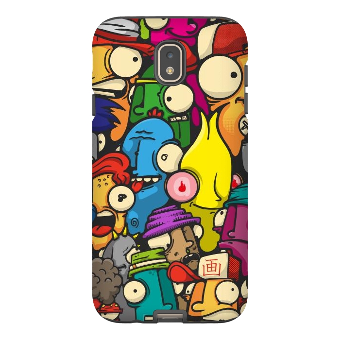 Galaxy J7 StrongFit color cartoon characters by Manuvila