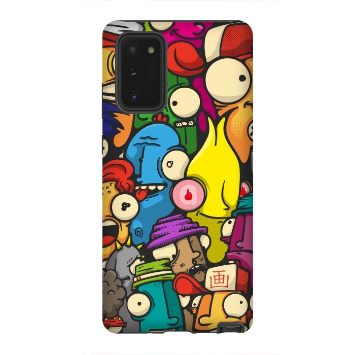 Galaxy Note 20 StrongFit color cartoon characters by Manuvila