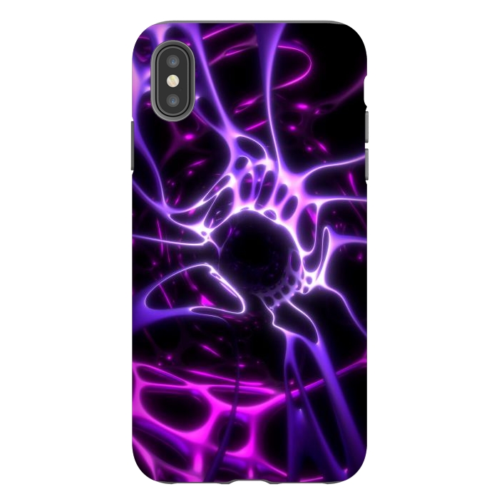 iPhone Xs Max StrongFit Purple web by JohnnyVillas